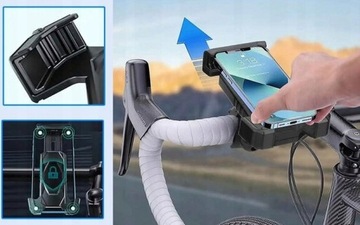 Универсальный держатель для велосипедов, крепящийся на руль самоката Strong.