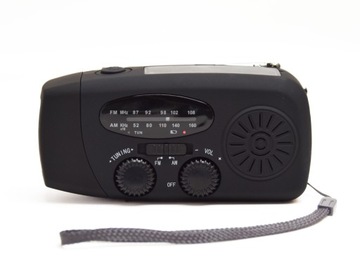 АВАРИЙНЫЙ ФОНАРЬ CRANK RADIO SOLAR POWERBANK