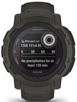 НОВЫЕ СМАРТ-ЧАСЫ GARMIN INSTINCT 2 С СОЛНЕЧНЫМ GPS и 10АТМ ГРАФИТ