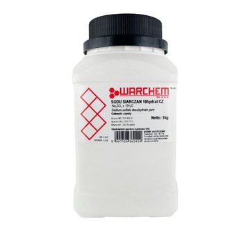 SIARCZAN SODU 10hydrat - czysty - 1kg