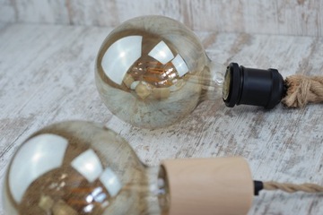 Черная большая пузырьковая лампа G125, ретро-паук в стиле лофт