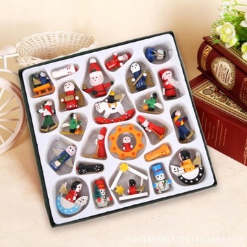 АДВЕНТ-КАЛЕНДАРЬ РОЖДЕСТВЕНСКИЕ ПОДВЕСКИ УКРАШЕНИЯ