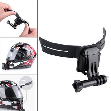 UCHWYT MOCOWANIE NA KASK MOTOCYKLOWY DO GoPro10/9