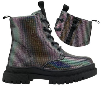 BUTY ZIMOWE DZIEWCZĘCE OCIEPLANE ŚNIEGOWCE 25