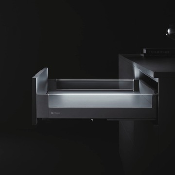 LED MagicBox L-500 H-80 АНТРАЦИТ LED выдвижной ящик