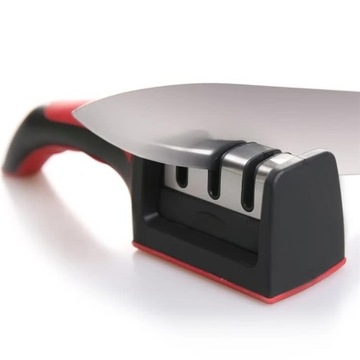 ТОЧИЛКА КУХОННЫХ НОЖЕЙ 3 В 1, компактные, трехфазные ножницы WHEELING WHEEL KNIFE