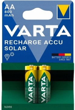 2x akumulator AA R6 800mAh NiMH 1.2V Varta Solar