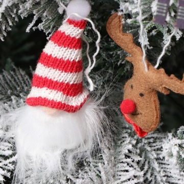 32x Bombki Świąteczne Ozdoby Bombki Choinkowe Czerwone Białe