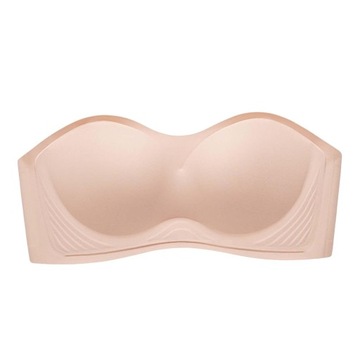 Women Strapless Bra Invisible Bra Clothing Skin XL