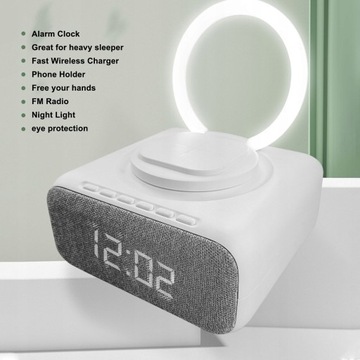 Głośnik Bluetooth Budzik Głośnik USB Bluetooth z