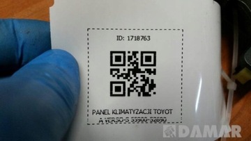 PANEL KLIMATIZACE TOYOTA VERSO S