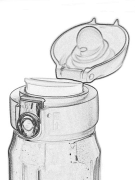 Термокружка TERMOS сталь CLICK кофейно-коричневая 400 мл