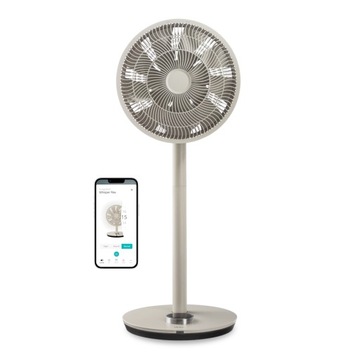 Wentylator Duux Whisper Flex Smart | Stojący Wentylator | Greige | Średnica