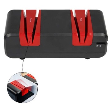 Электрическая точилка для ножей мощностью 50 Вт с тремя запасными дисками.