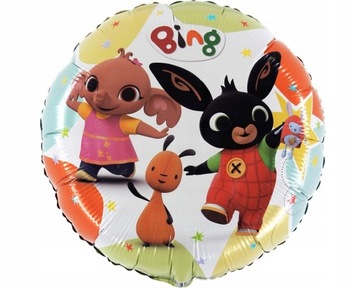 BALONY FOLIOWE BING 45 CM URODZINY BAJKA
