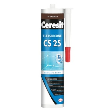 Ceresit CS 25 CHOCOLATE silikon sanitarny 280 ml