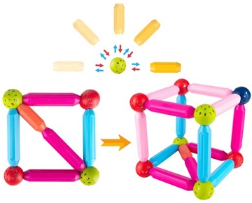 НАБОР МАГНИТНЫХ ОБРАЗОВАТЕЛЬНЫХ КОНСТРУКТОРОВ