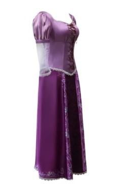 НАРЯД РАПУНЦЕЛЬ КОСПЛЕЙ ПЛАТЬЕ КОСТЮМ ДЛЯ ВЗРОСЛЫХ M/L 164/170 КОМПЛЕКТ