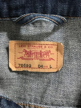 LEVI’S klasyczna jeansowa kurtka katana L