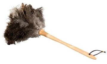 MIOTEŁKA do kurzu z STRUSICH PIÓR 40cm