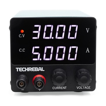 ЛАБОРАТОРНЫЙ ИСТОЧНИК ПИТАНИЯ TECHREBAL SPS-F305 30В 5А ТОЧНАЯ РЕГУЛИРОВКА