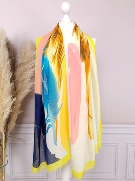 ВЕСЕННИЙ ШАРФ, большой шарф, шарф ПАРЕО, ЦВЕТА