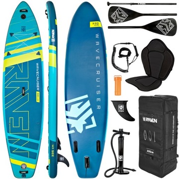 Deska SUP RAVEN WaveCruiser 335cm z siedziskiem kajakowym i uchwytem GoPro