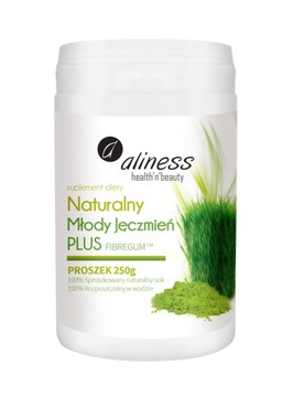 ALINESS Naturalny Młody Jęczmień PLUS 250g Proszek