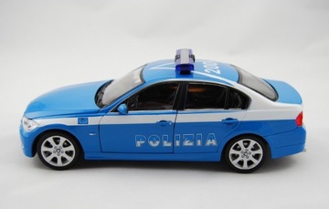 WELLY BMW 330i SERIES 3 E90 ПОЛИЦИЯ 1:24 НОВЫЙ МЕТАЛЛ