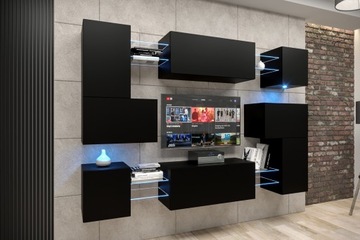 Meblościanka Nowoczesna Meble Do Salonu N3 New 1B