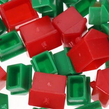 Настольная игра Домики Фигуры Монополия Шахматы 2 комплекта