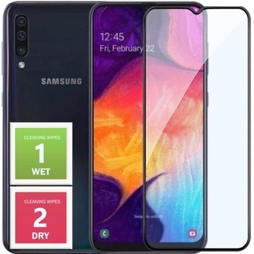 SZKŁO NA CAŁY EKRAN DO SAMSUNG GALAXY A50 PEŁNE HARTOWANE SZKIEŁKO 5D