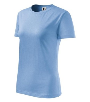 T-shirt DAMSKI model Classic New błękit sport 2XL