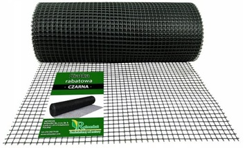 СЕТКА ПЛАСТИКОВАЯ ЧЕРНАЯ, ПВХ, садовое ограждение для кур, 0,8х25м