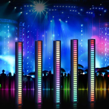 СВЕТОДИОДНАЯ ЛАМПА RGB USB-ЛАМПА МИГАЕТ В РИТМЕ МУЗЫКИ ЦВЕТА SMART BAR STRIP 32