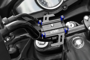 MOCNY UCHWYT REGULOWANY ROWEROWY NA TELEFON MOTOCYKL KIEROWNICĘ QUADA