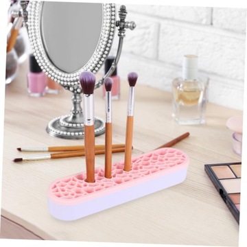 2 шт. стойка для хранения розовых инструментов для макияжа, стойка для мусора