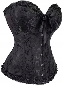 GORSET MODELUJĄCY SYLWETKĘ gorset Shop_Exotic czarny rozmiar L (40)