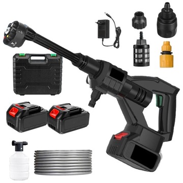 MYJKA CIŚNIENIOWA AKUMULATOROWA 21V 1000W 100BAR 3000mAh 2AKU ZESTAW