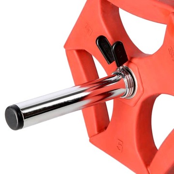 2x Пружинный зажим для штанги 25 мм, ЧЕРНЫЙ