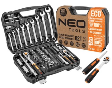 Klucze nasadowe Neo Tools ECO 82 el. 10-058 ZESTAW