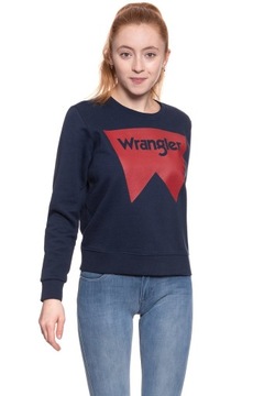 Damska bluza nierozpinana Wrangler LOGO CREW XS