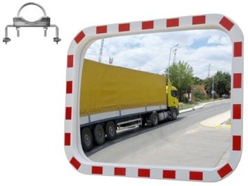 LUSTRO DROGOWE 40x60 cm UCHWYT U-18a ATEST 400x600