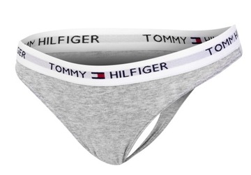 TOMMY HILFIGER MAJTKI STRINGI DAMSKIE GRAY R: XS