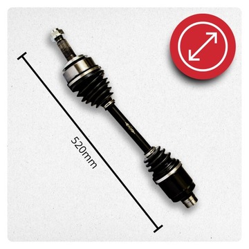 PÓŁOŚ PRAWA HONDA FR-V FRV (BE) 2.0 (2004-...) MANUAL NOWA