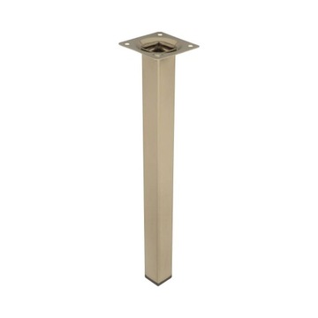Noga meblowa kwadratowa 30cm INOX