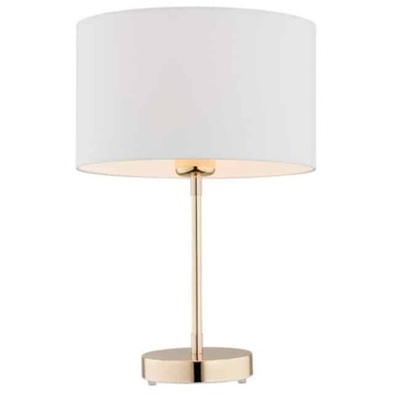 Lampa stołowa KARIN 4301 biała złota - Argon