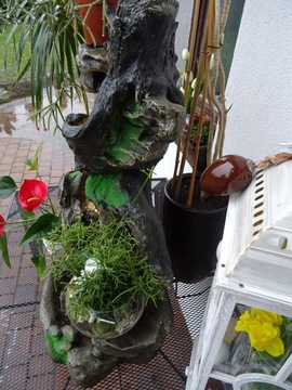 САДОВЫЙ ФОНТАН «ВОДНЫЙ СКАЛЬНИК» высота 102 см! Светодиодная ось!