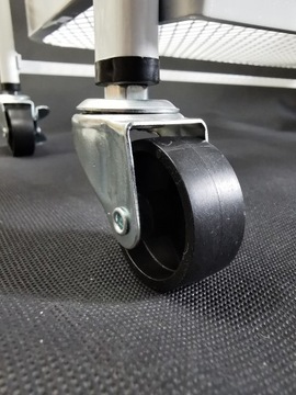 МОБИЛЬНАЯ СКЛАДНАЯ ПОЛКА С РУЧКОЙ 3 ПОЛКИ КУХНЯ ВАННАЯ КОЛЕСИКИ БЕЛАЯ ТЕЛЕЖКА