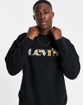 Levi\u2019s Bluza z kapturem r\u00f3\u017cowy Wydrukowane logo W stylu casual Moda Dresy Bluzy z kapturem Levi’s 